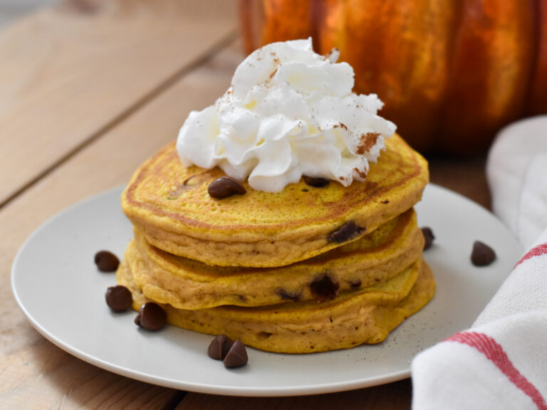 Chocolate Chip Pumpkin Pancakes