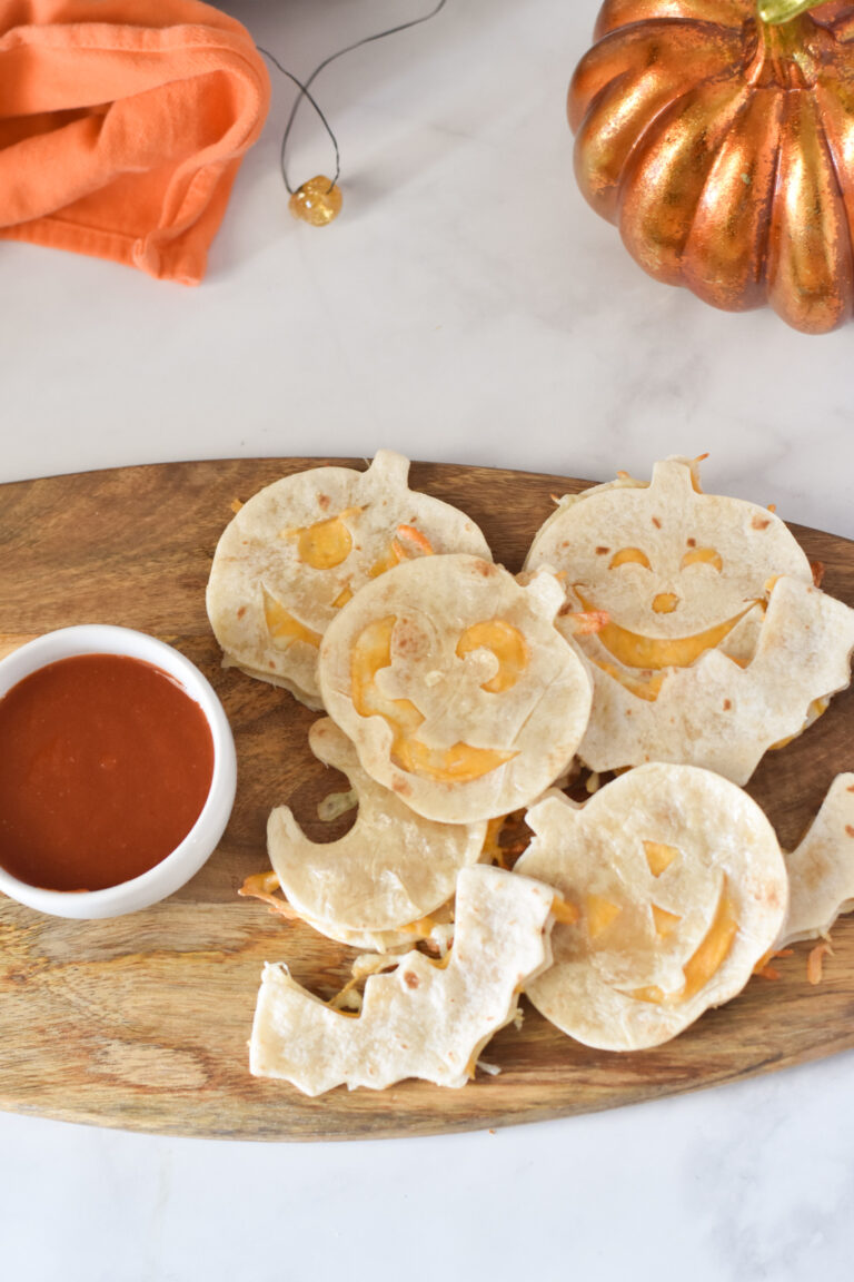 Halloween Baked Quesadillas